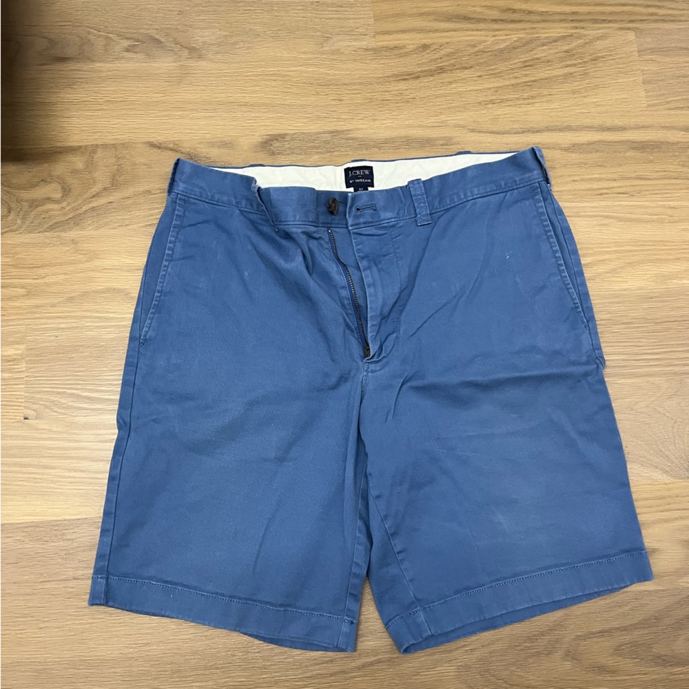 Blue khaki shorts